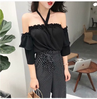 ÁO YẾM CỘT tay 2 tầng