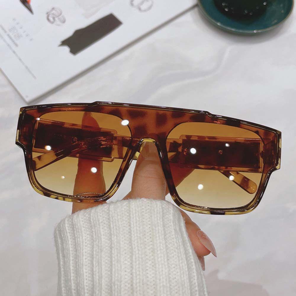 IVORY Kính Chống Nắng Gọng Kim Loại Cỡ Lớn Thời Trang Cho Nam Và Nữ