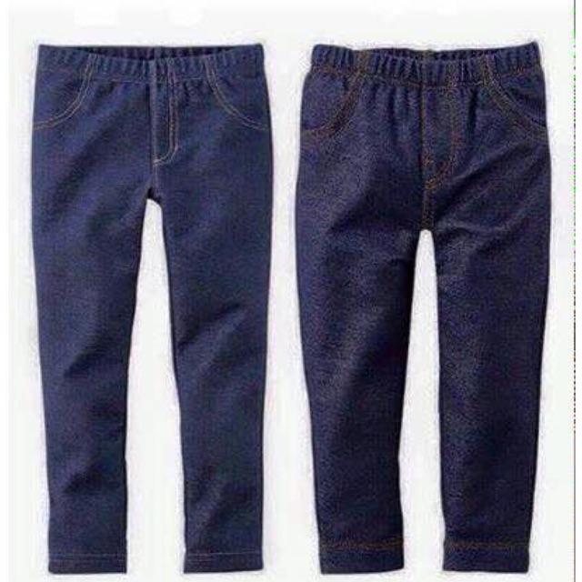 Combo quần legging giả Jean xuất dư
