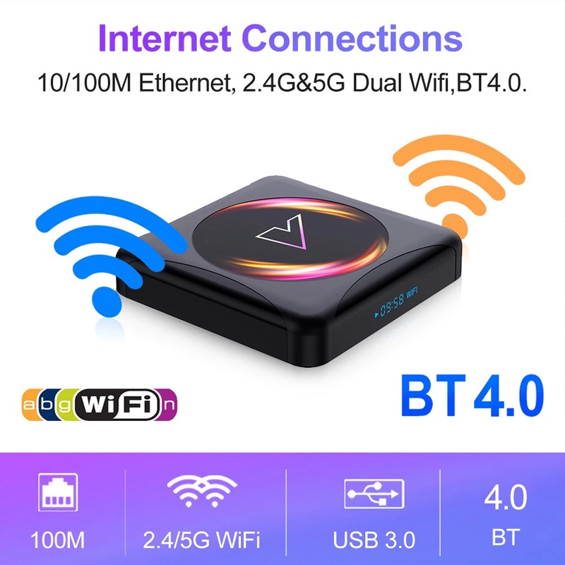 Đầu Tv Box Xlife Z5 Hỗ Trợ Android 1080p 4k Youtube / Google / Netfix Và Phụ Kiện