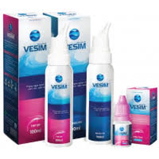 Bin. combo dung dịch vệ sinh mũi nước muối biển vesim