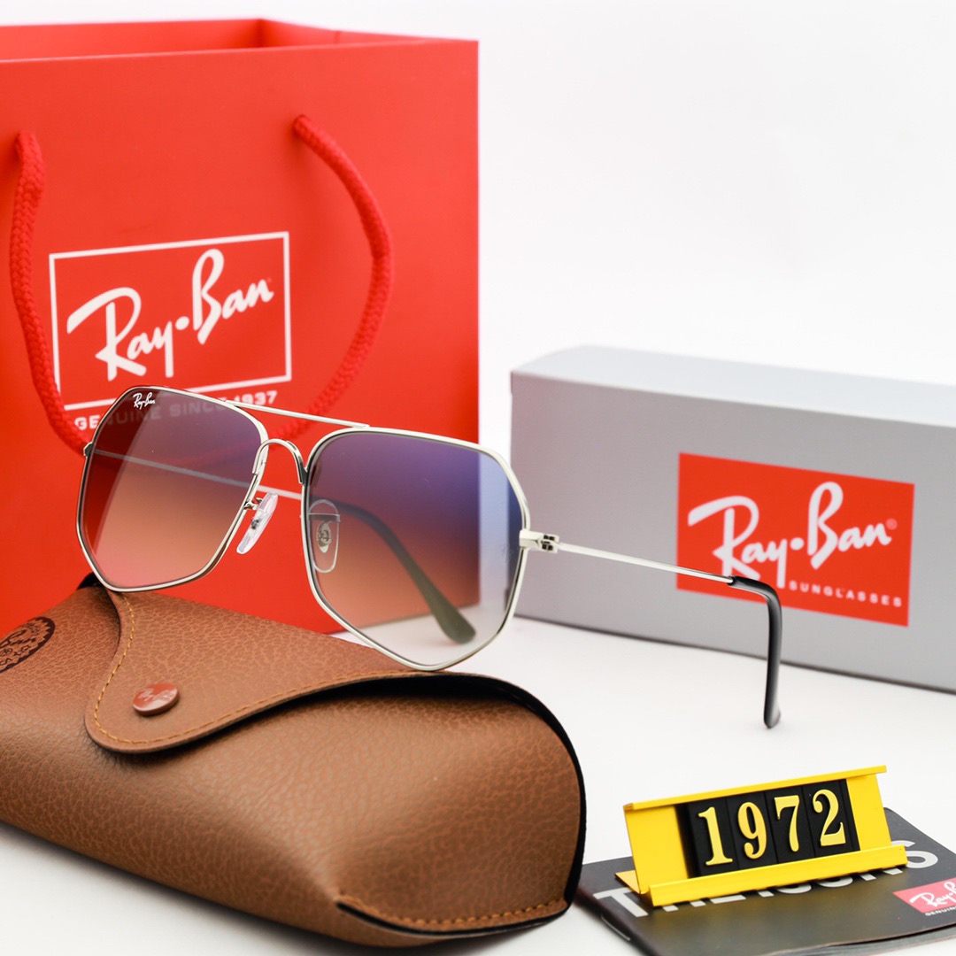 Wayfarer Ray-Ban_ chính hãng Kính râm 2021 Thời trang Hàn Quốc mới Kính râm nam nữ một mảnh Cặp đôi hợp thời trang Du lịch ngoài trời Kính râm lái xes