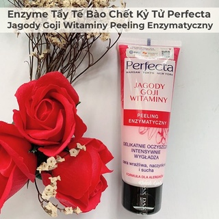 Enzyme Tẩy Tế Bào Chết Kỷ Tử Perfecta Jagody Goji Witaminy Peeling Enzymatyczny 75ml