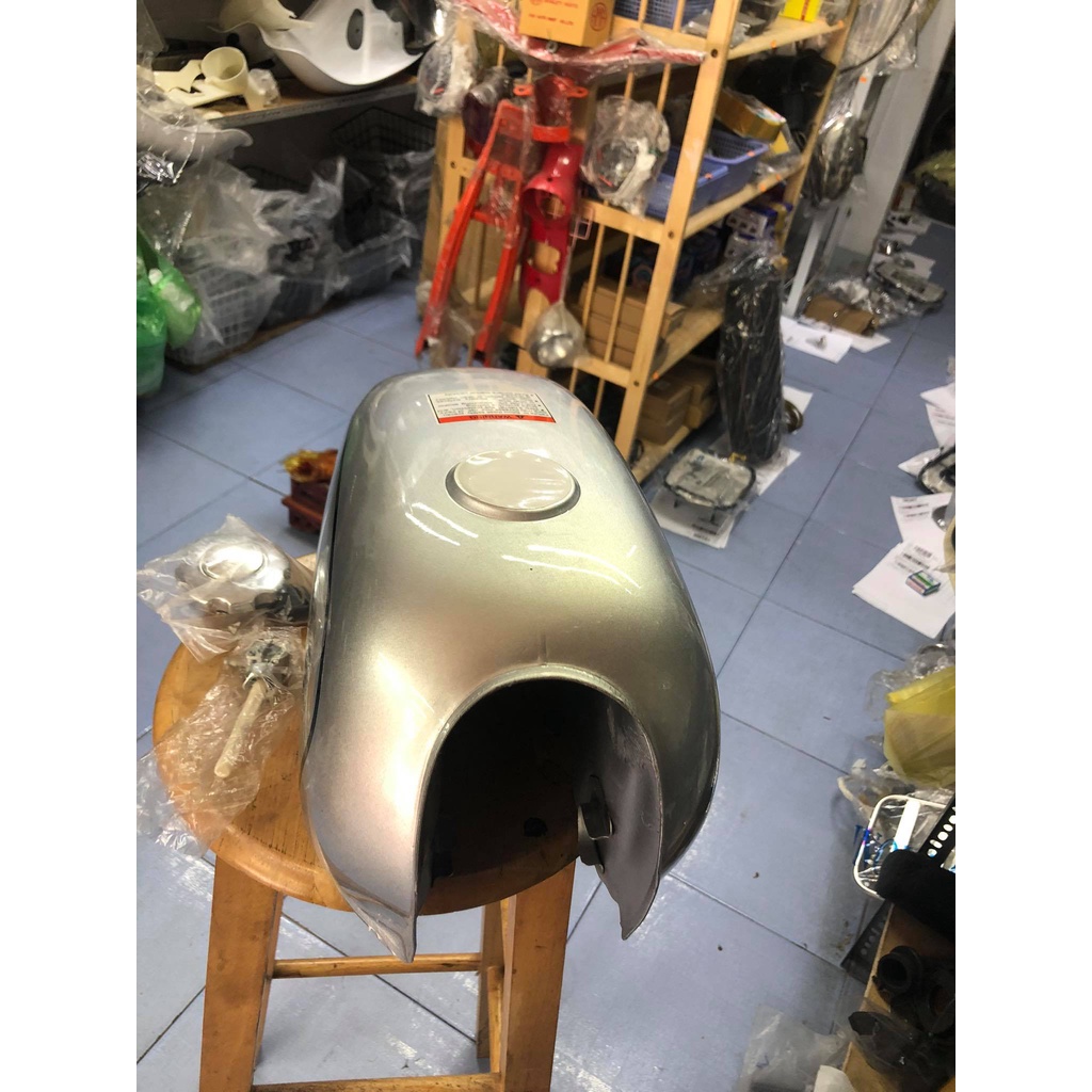 Bình xăng lớn cho CDs sơn bạc- tem dán Cds