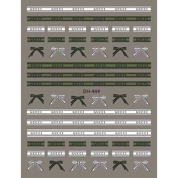 Sticker dán móng tay 3d thương hiệu trang trí nail