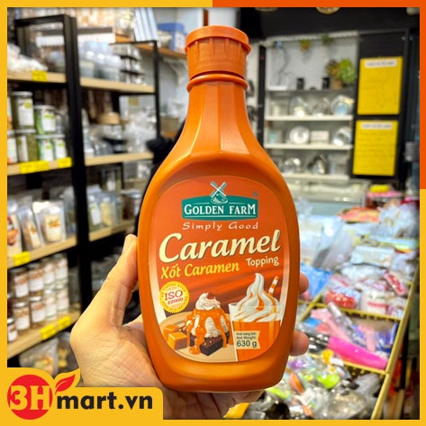 Xốt Caramel Golden Farm 630g