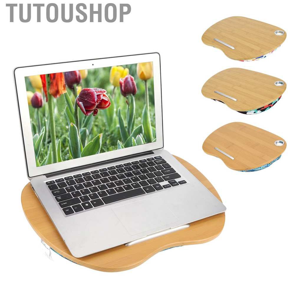 Bàn mềm cỡ nhỏ bằng gỗ để dùng laptop trong văn phòng tiện dụng và bền