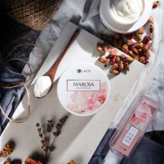 Combo tẩy tế bào chết và sữa rửa mặt MAROSA
