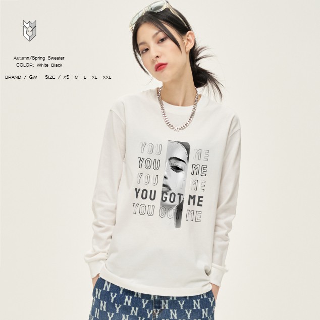 Áo Sweater nam nữ , áo hoodie nỉ nam nữ form rộng unisex GW - You Get Me áo vải da cá dài tay | BigBuy360 - bigbuy360.vn