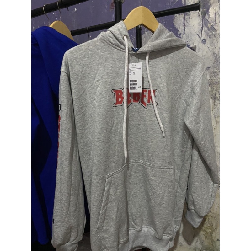 Áo Hoodie In Chữ Bieber H & M Hnm Cá Tính