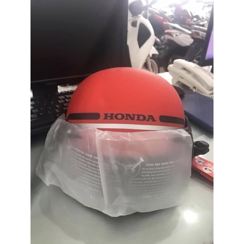 mũ bảo hiểm honda nửa đầu có kính