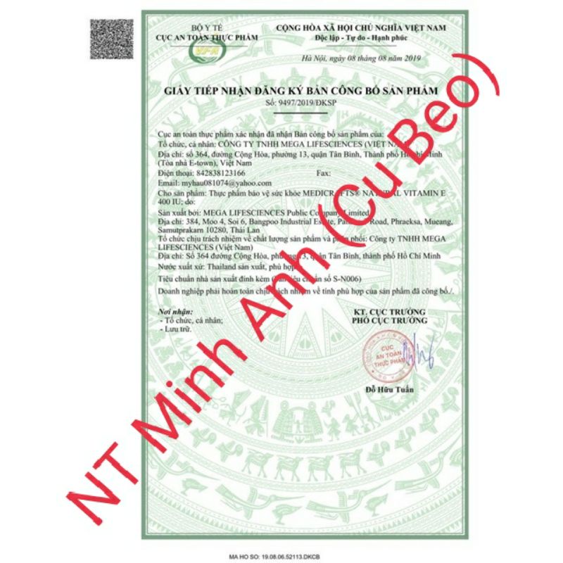 ENAT 400 Vitamin E 400 IU | Thế Giới Skin Care