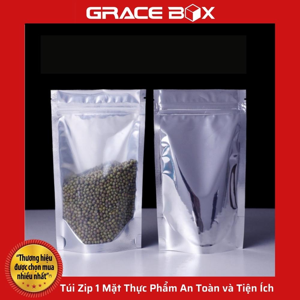 {Giá Sỉ}  Túi Zip 1 Mặt Thực Phẩm An Toàn và Tiện Ích - Siêu Thị Bao Bì Grace Box