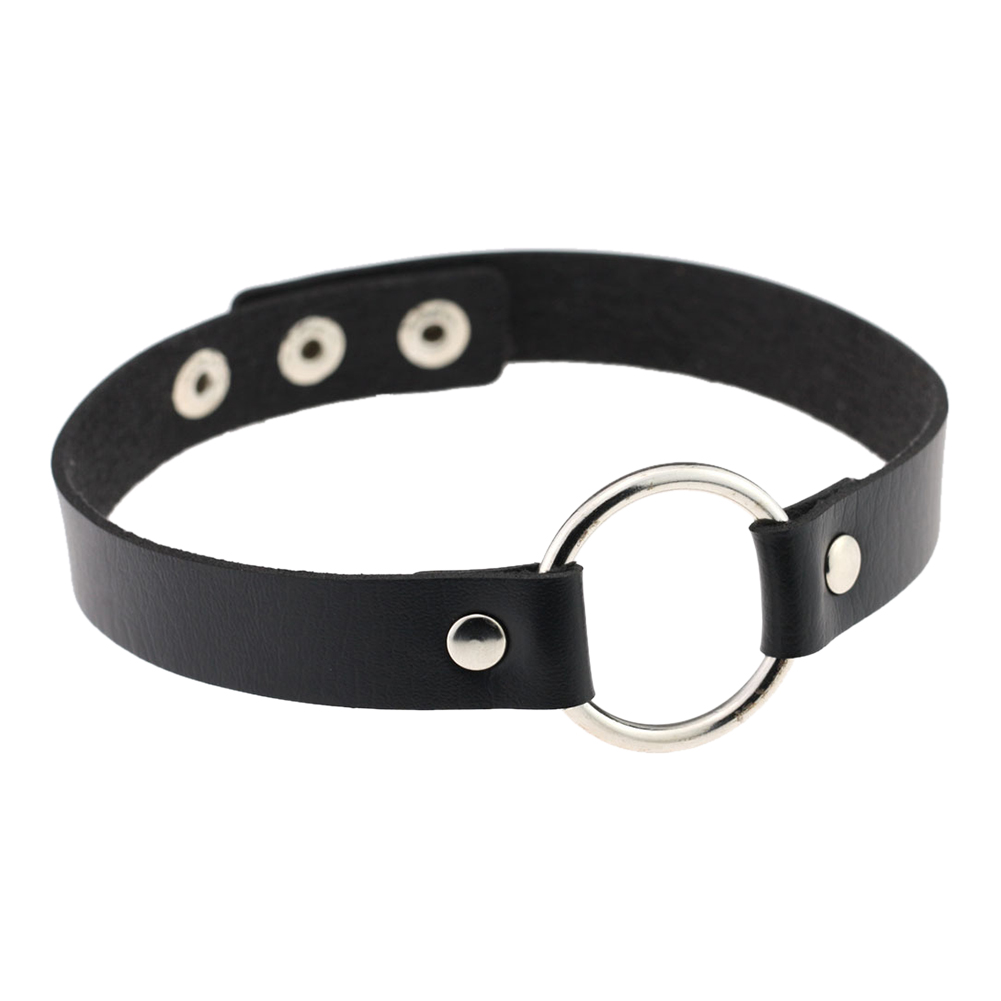Vòng Cổ Choker Da Phong Cách Gothic Cho Nam Và Nữ