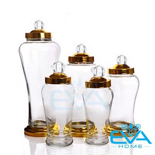 Bình Ngâm Thủy Tinh 4 Lít Dáng Củ Sâm HS4L