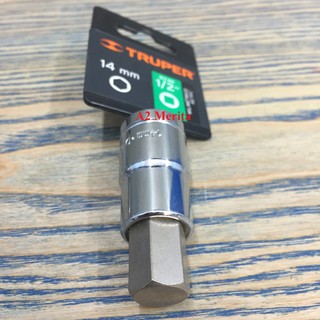 Đầu tuýp lục giác 1/2" 14mm Truper 13285 (D-1241-14M)