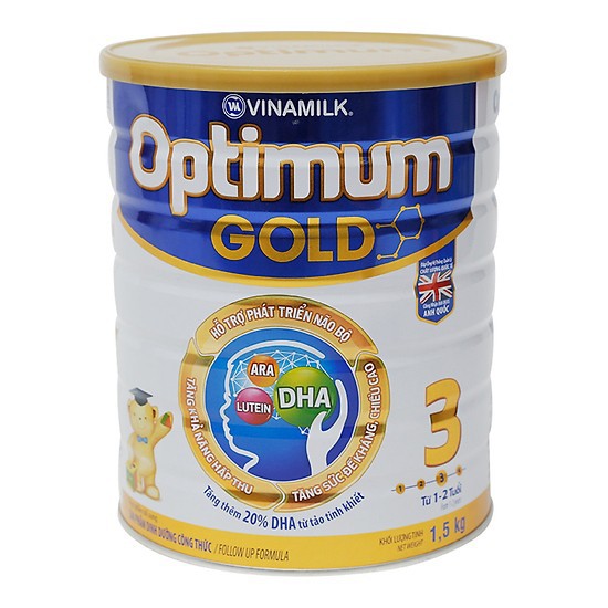 Sữa Bột Optimum Gold 3 - Hộp Thiếc 1450g