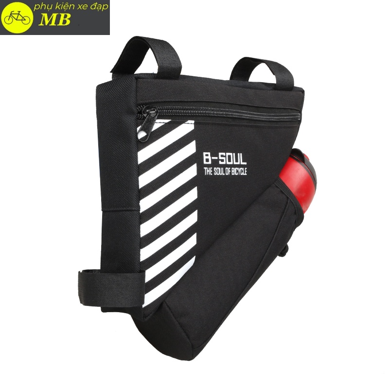Túi treo xe đạp có ngăn đựng bình nước chính hãng BSOUL 02