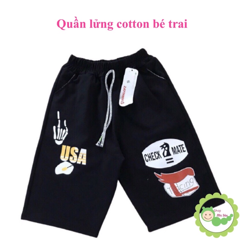 {25-35kg} Quần đùi lửng umi bé trai (loại đẹp) M332