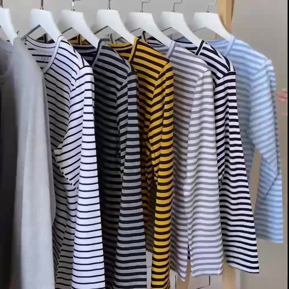 Áo thun tay dài nữ TOLI cổ tròn dáng ôm vừa, màu trơn , vải cotton mềm mịn, co dãn 4 chiều cao cấp [LH10] | BigBuy360 - bigbuy360.vn