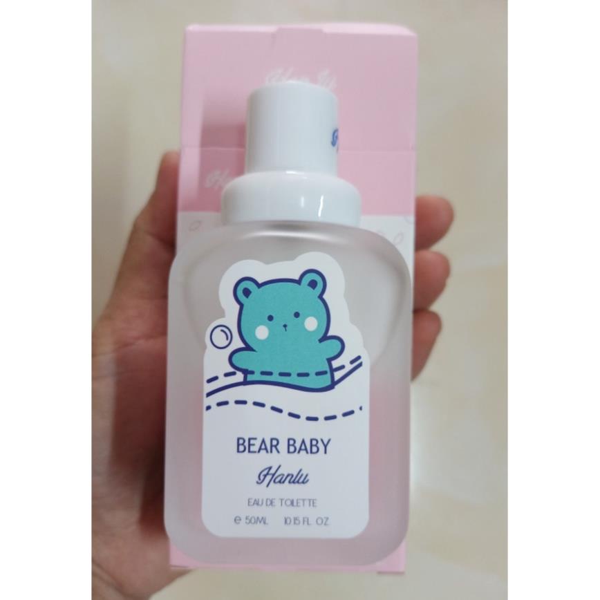Nước hoa xịt thơm BEAR BABY trẻ em 50ml chống muỗi đốt