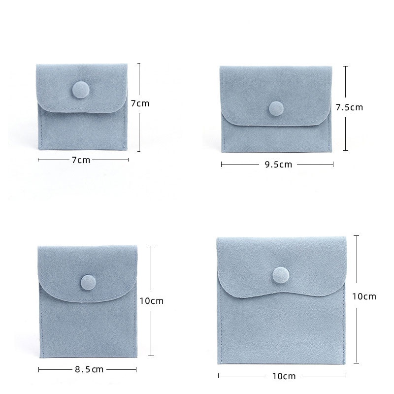 Túi Nhung Đựng Trang Sức Có Khóa Cài Chống Oxy Hóa Chống Oxy Hóa Tiện Dụng