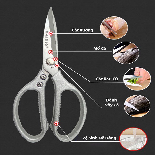 💖💖 Kéo cắt gà MATERIAL SK-5 Nội Địa Nhật Bản Cao Cấp
