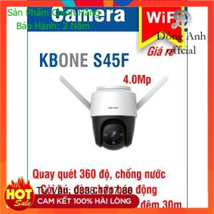 Camera IP Wifi (Kbvision) Kbone KN-S45F 4.0MP | KN-S25F 2.0MP - Full Color - Ban Đêm Có Màu - Ngoài trời - Xoay 360 Độ. | BigBuy360 - bigbuy360.vn