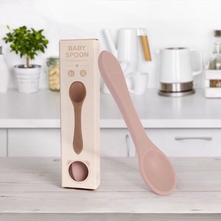 Thìa Ăn Dặm Silicone Tobé