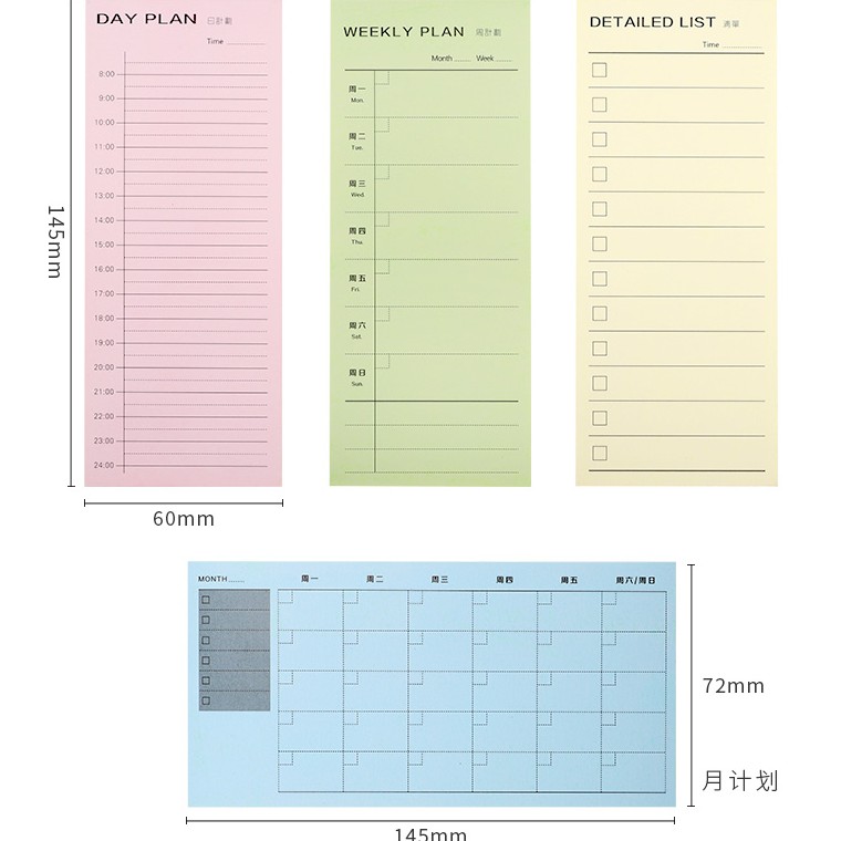 Tập Giấy Ghi Chú Checklist 30 Tờ