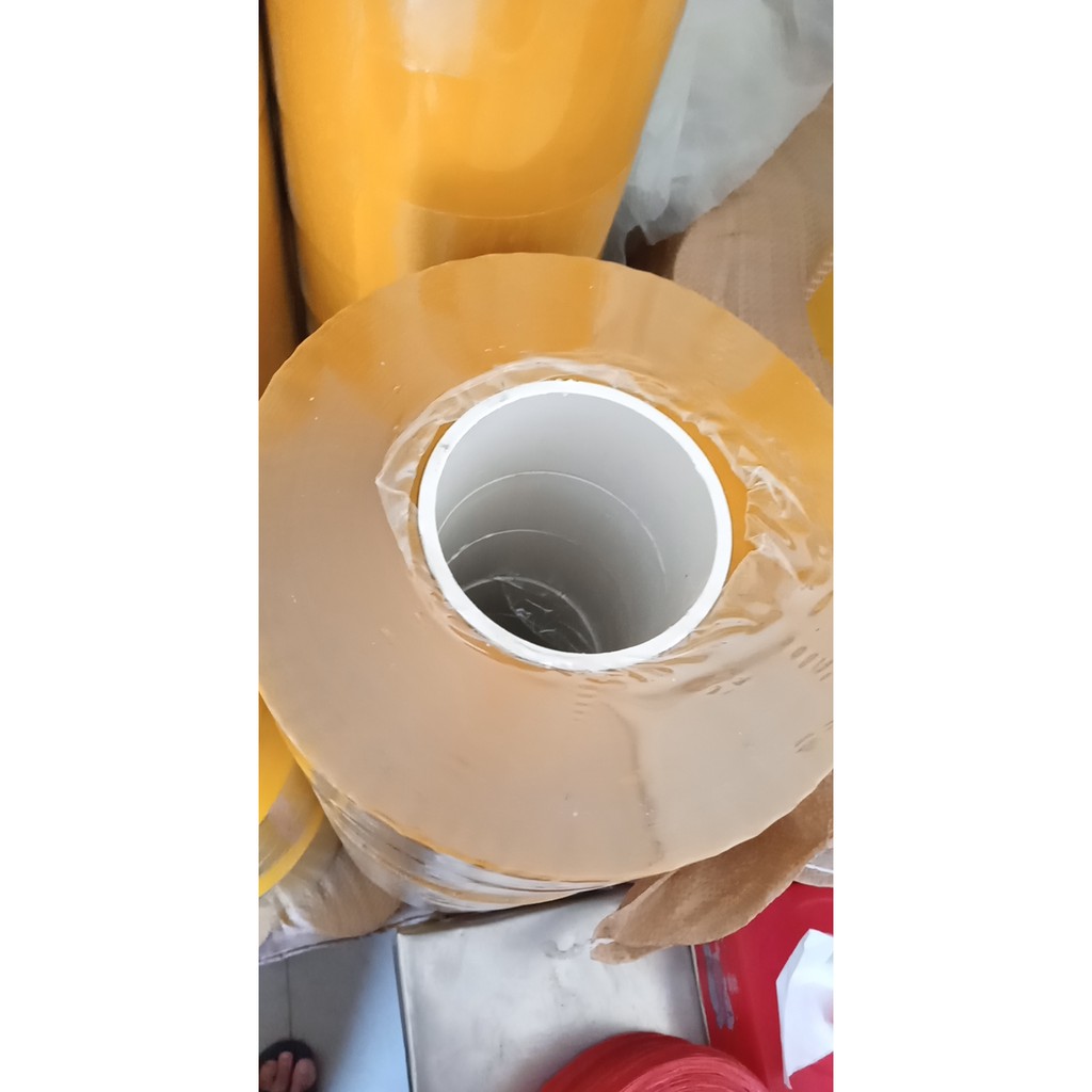 1 cuộn băng keo đục, băng dính 1kg/ 1 cuộn lõi mỏng 3.6 mm hải phòng