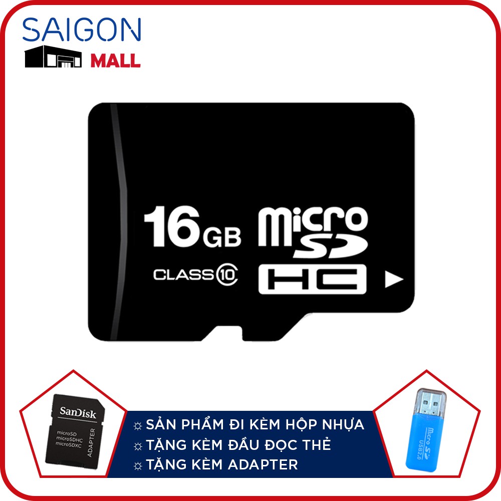 Thẻ nhớ microSDHC thẻ nhớ 16GB  OEM tặng Adapter SAMSUNG - Bảo hành 1 năm đổi mới