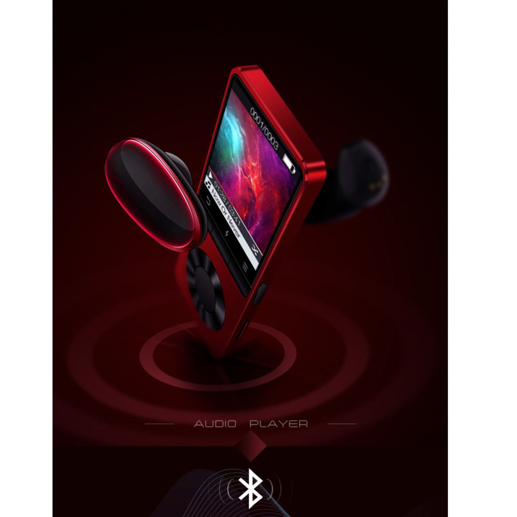 Máy nghe nhạc Benjie X3 Bluetooth 4.2 APTX Lossless Loa ngoài tặng kèm tai nghe hifi và bộ quà tặng