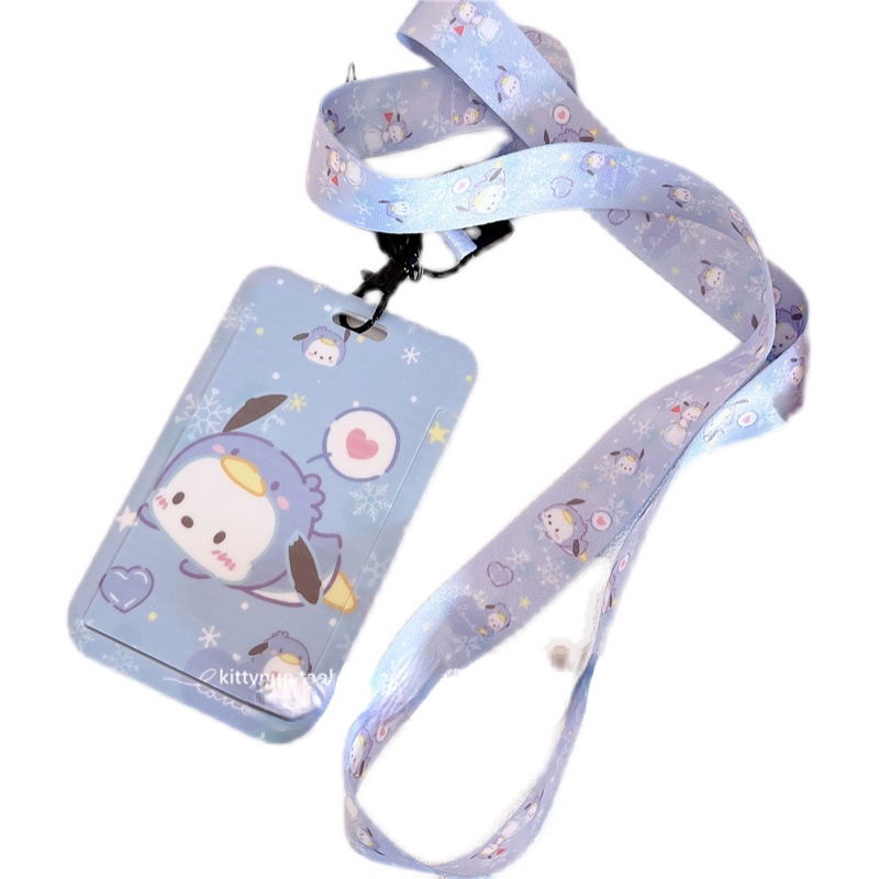 Ví Đựng Thẻ Id / Thẻ Id / Dây Đeo Cổ Họa Tiết Hoạt Hình Kuromi Sanrio Hello Kitty Dễ Thương