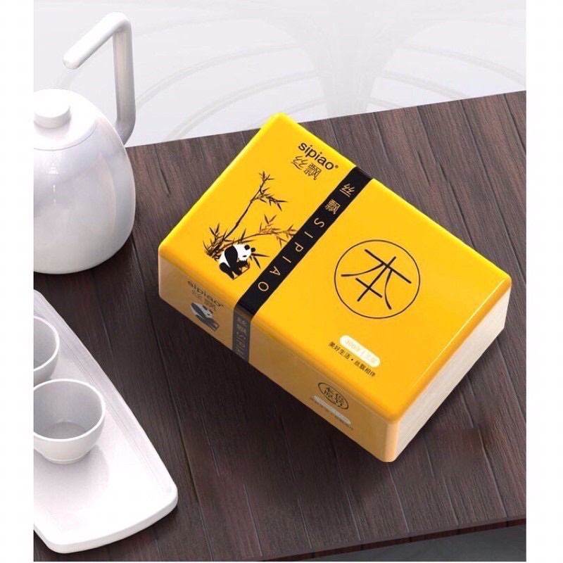 Giấy ăn Gấu Trúc Sipiao siêu dai ( Nội đia Trung loại xịn )