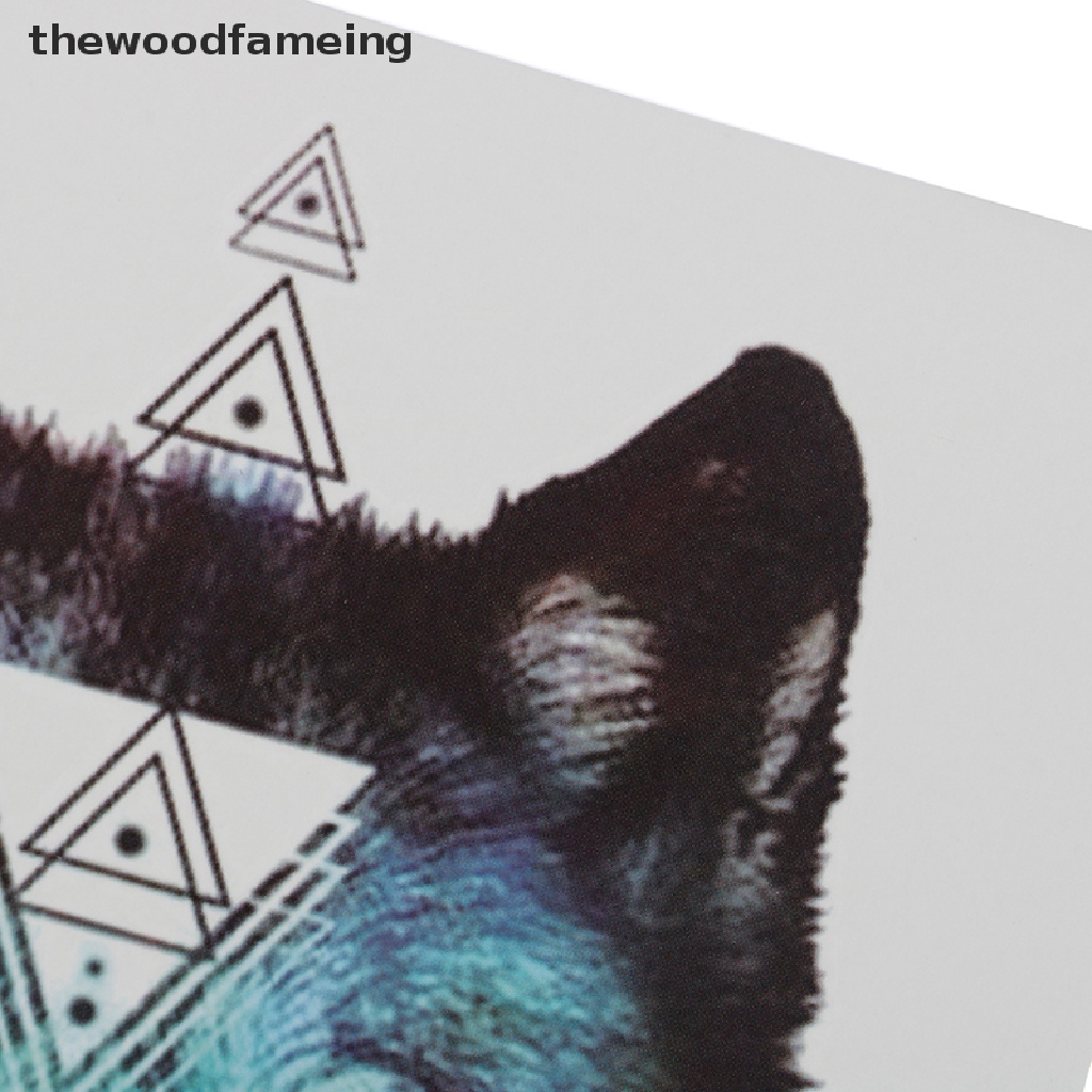 Hình xăm dán trang trí cơ thể tạm thời hình sói bò cạp rồng chống nước