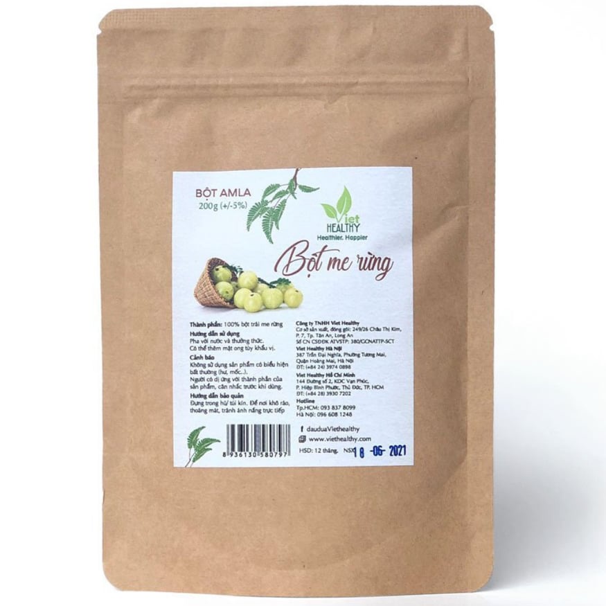 Bột me rừng (Bột Amla) Viethealthy 200g