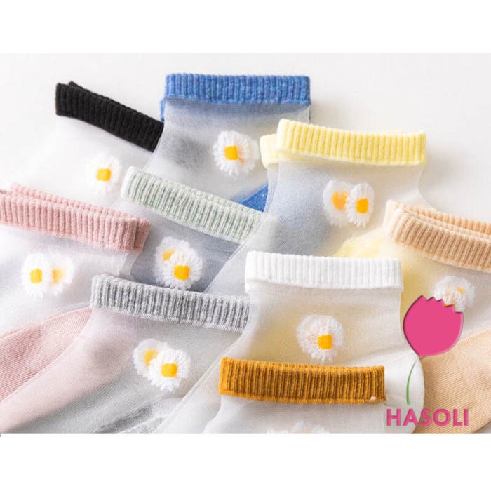 Tất Vớ Nữ Lưới Hoa Cúc Hàn Quốc Siêu Xinh PK23