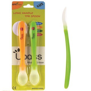[Sỉ_lẻ] Set 2 thìa ăn dặm siêu mềm cán dài UPASS UP3022