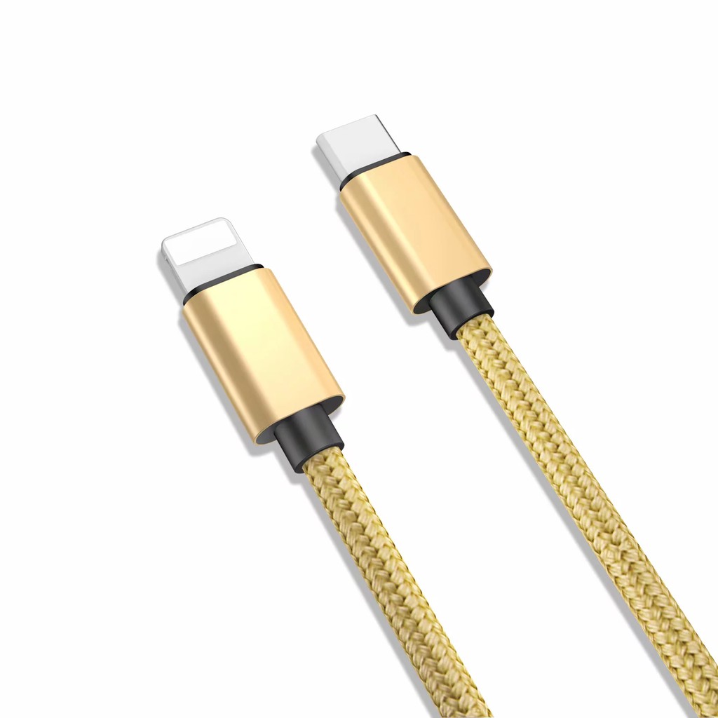 Fast Charging Cable For USB C Lightning For iPhone Xs pin to TypeC 3A Quick charger Type C Lightning Macbook to phone
