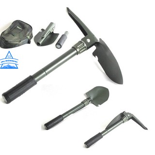 Bộ dụng cụ đa năng cuốc xẻng 4 in 1 gấp gọn