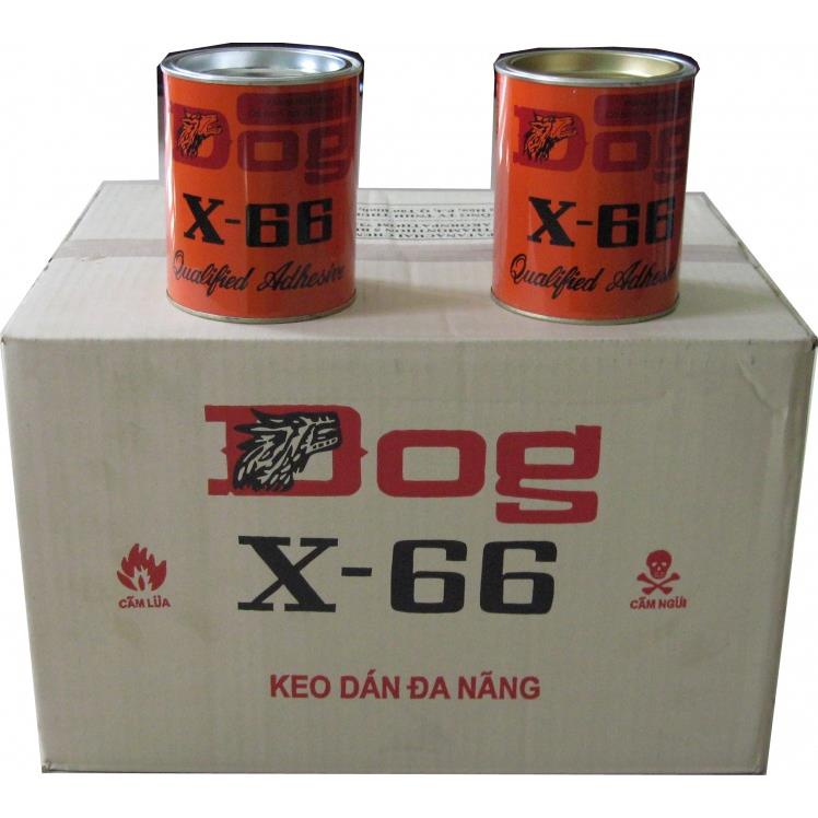 Keo con chó X66, dán giày da, dán gỗ, keo dán đa năng loại 100ml, 200ml, 600ml