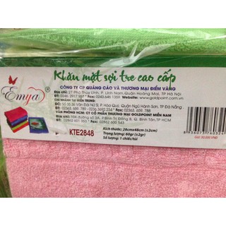 Khăn mặt sợi tre cao cấp Emya
