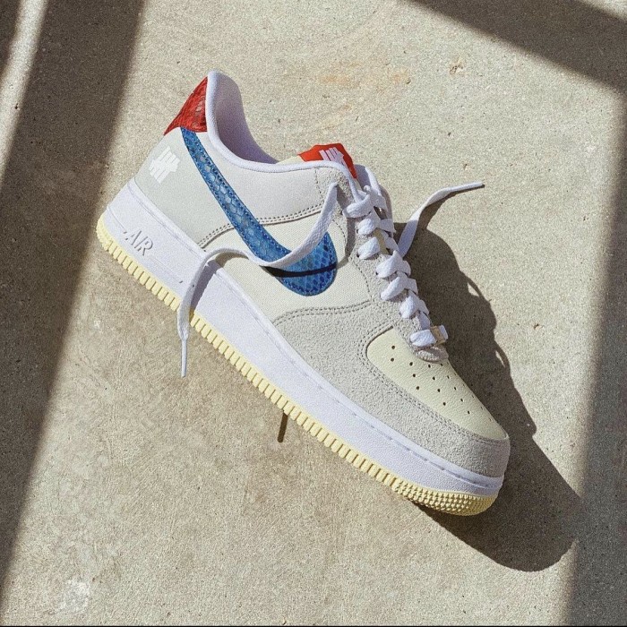 Giày AF1 Dunk Vệt Xanh, Giày Air force 1 low SP undefeated 5 on it dunk Hàng cao cấp Full Box Bill