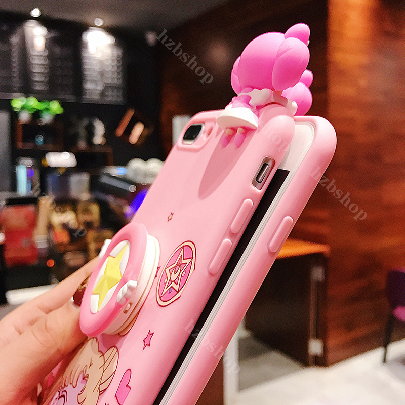 SAILOR MOON Ốp Lưng Mềm In Hình Thủy Thủ Mặt Trăng Dễ Thương Cho Samsung Galaxy J8 J6 J2 Pro 2018 J2 J4 J5 J6 J7 Prime J3 2017 2015 J1 2016