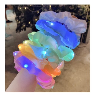 Dây buộc tóc có đèn led phát sáng dành cho nữ màu sắc tùy chọn