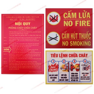 Bộ nội quy tiêu lệnh PCCC