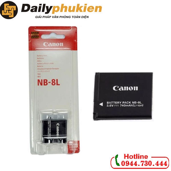 Pin máy ảnh Canon NB-8L dailyphukien