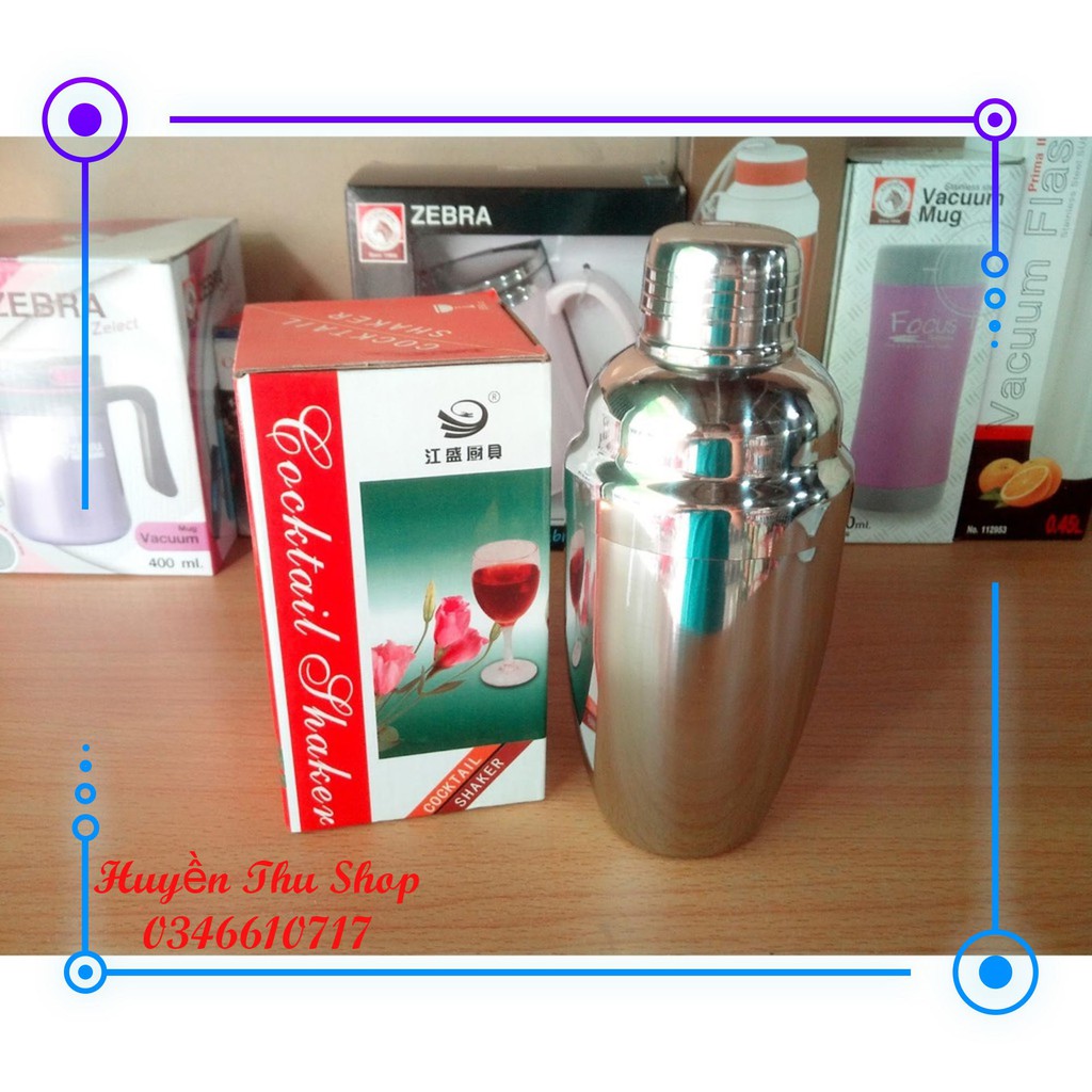 Bình Lắc Pha Chế Inox 350cc
