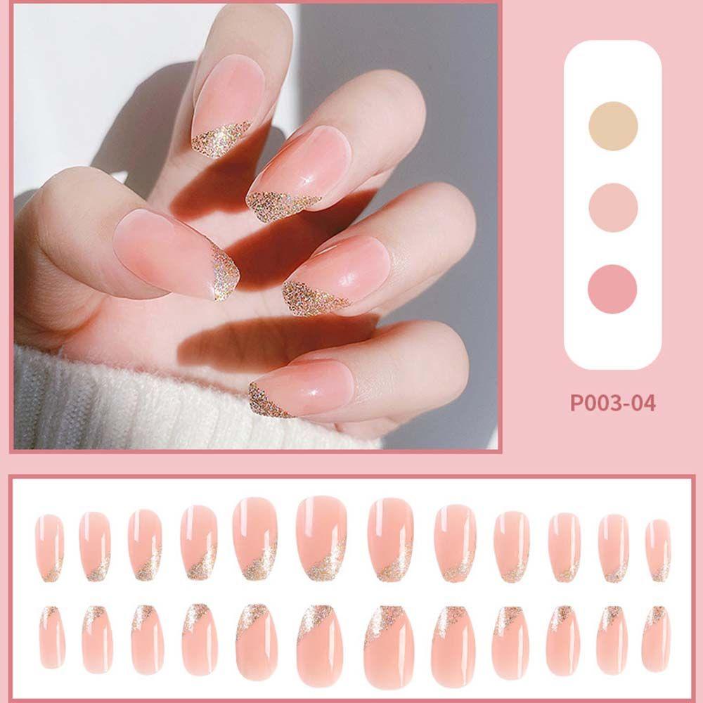 Bộ Móng Tay Giả Dạng Nhấn Phong Cách Vintage